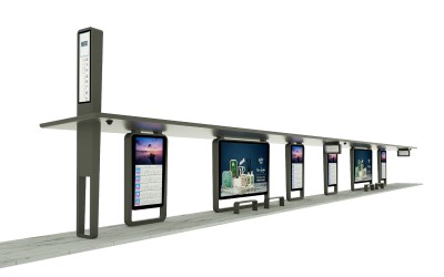 儒乐湖智能公交候车亭“上线”，为智慧城市建设添彩