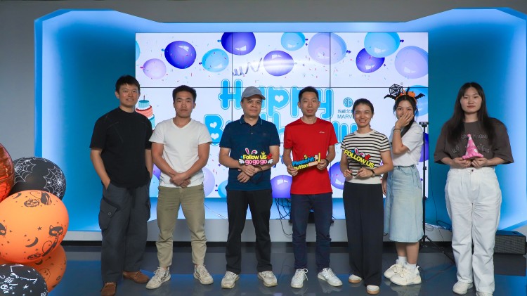 金秋十月，共庆生辰|玛威尔显控10月员工生日会！