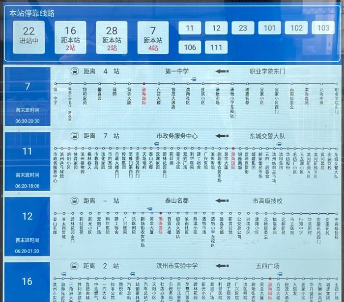 电子站牌车站到站显示