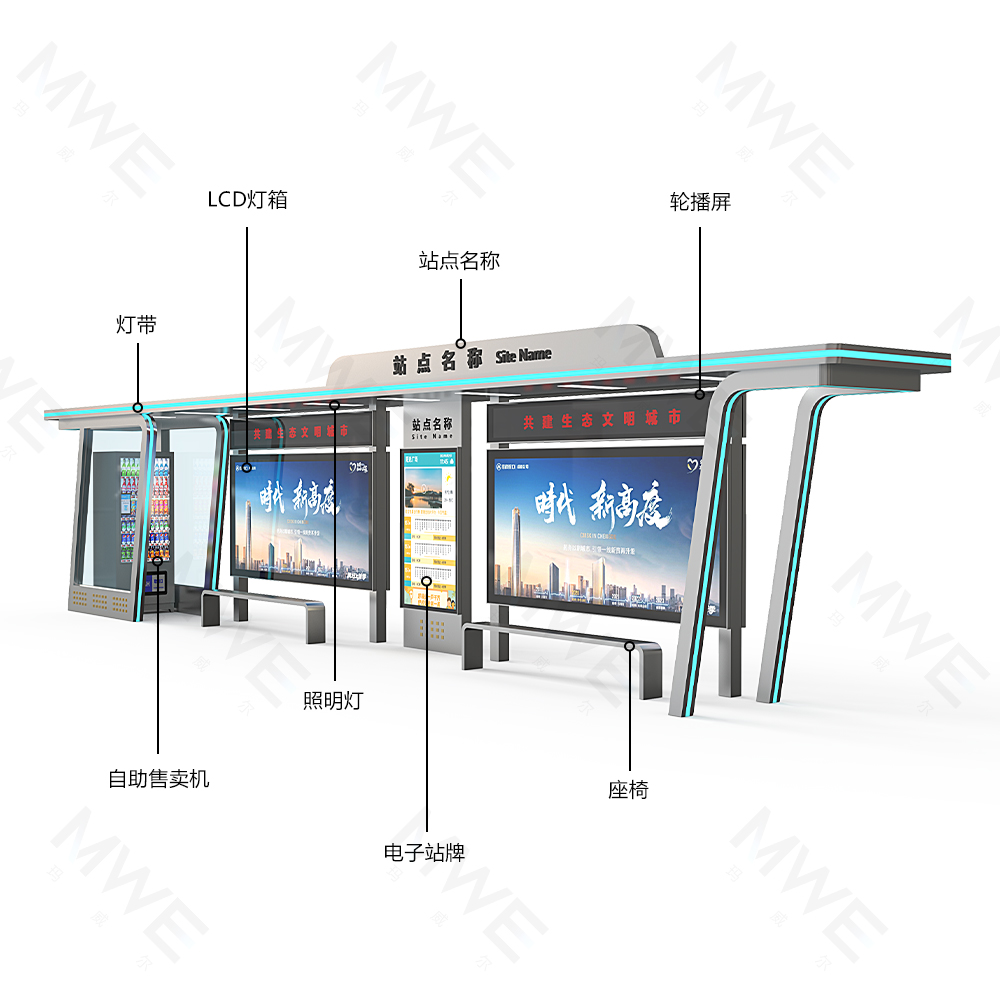 电子站牌：无障碍城市建设的“智能纽带”，玛威尔显控赋能有爱出行