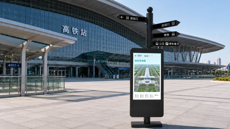 车站智慧指路牌