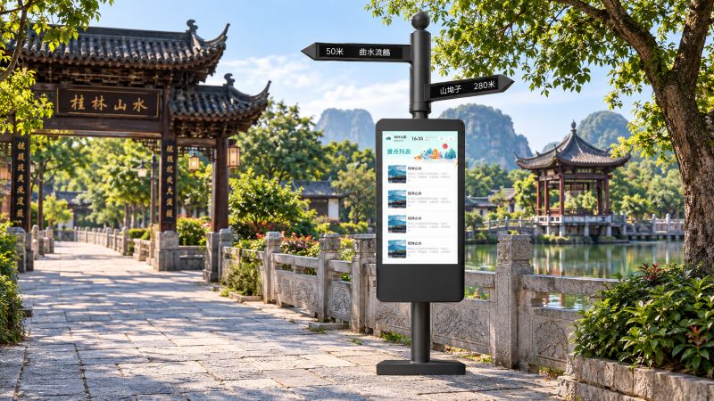 文化旅游景区智慧指路牌